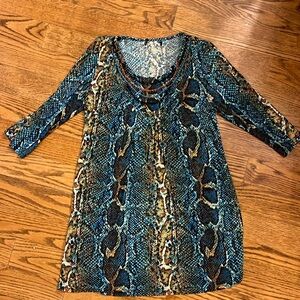 Boutique beaded colorful and trendy dress